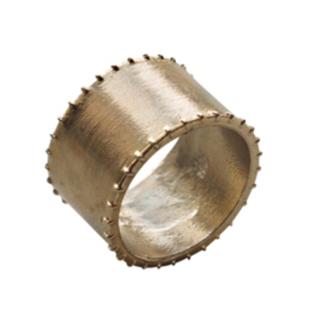Laura Lombardi Gold-tone Brass Ruota Ring